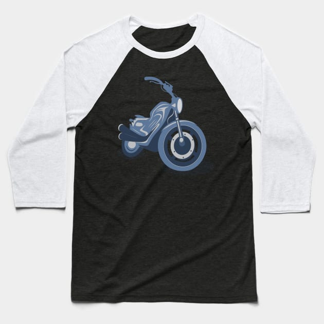 harley motorcycle Baseball T-Shirt by Thanksgiving Shop 